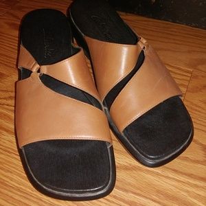 Clarks Caramel Sandals